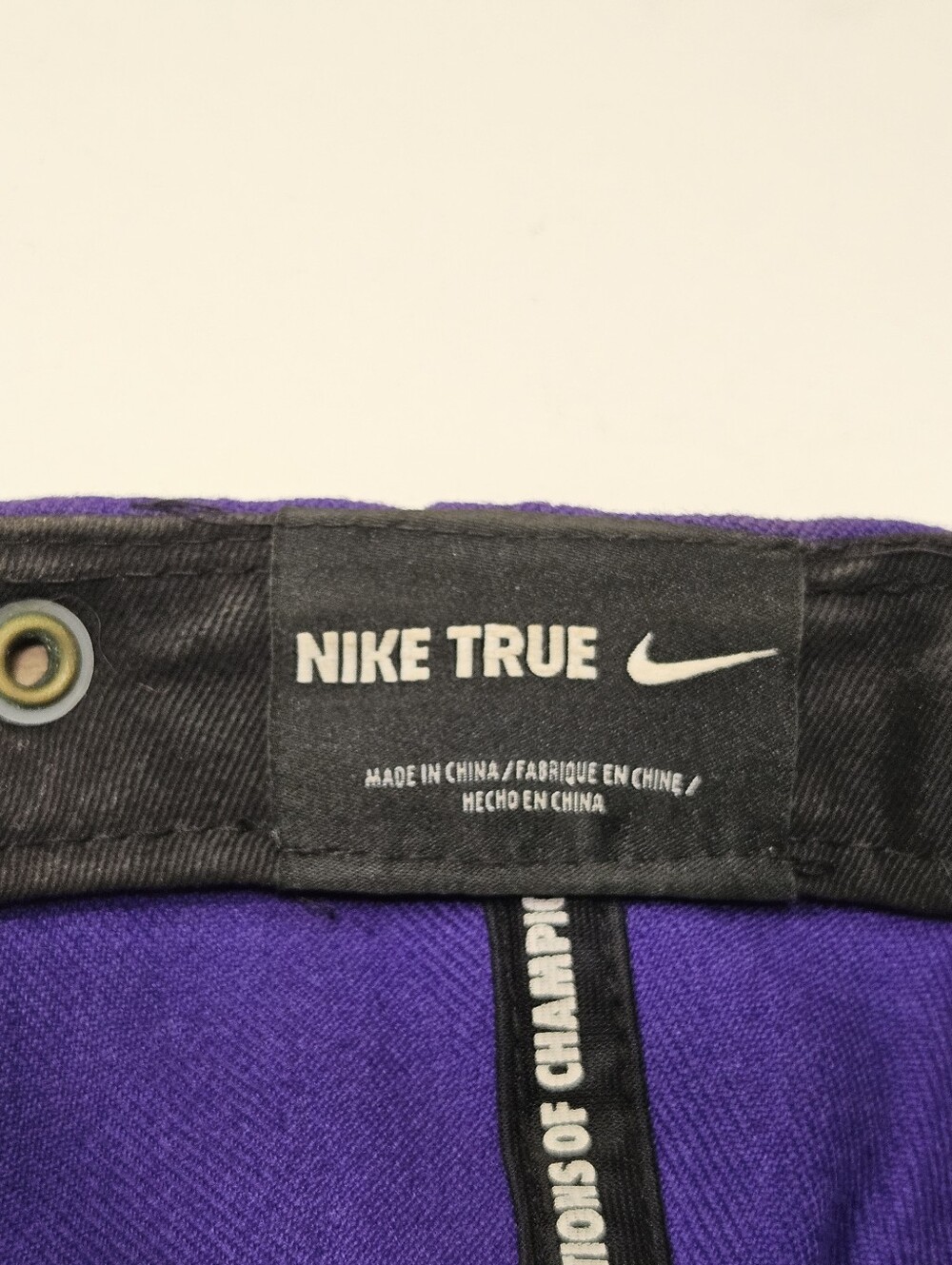 Nike ACG True Snapback Hat Purple Wool Leather Brim Strapback Outdoor Vintage - Picture 2 of 10